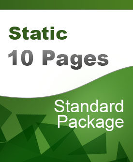 Static Website Standard Pack (10 Pages)